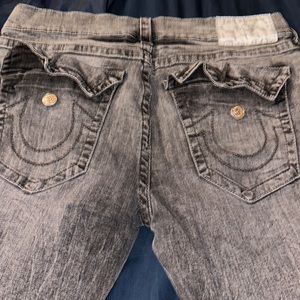 Gray true religion jeans